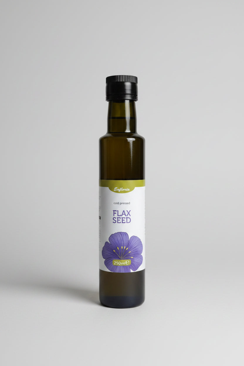 Cold-Pressed Flax Seed Oil - Pure & Natural, 250ml