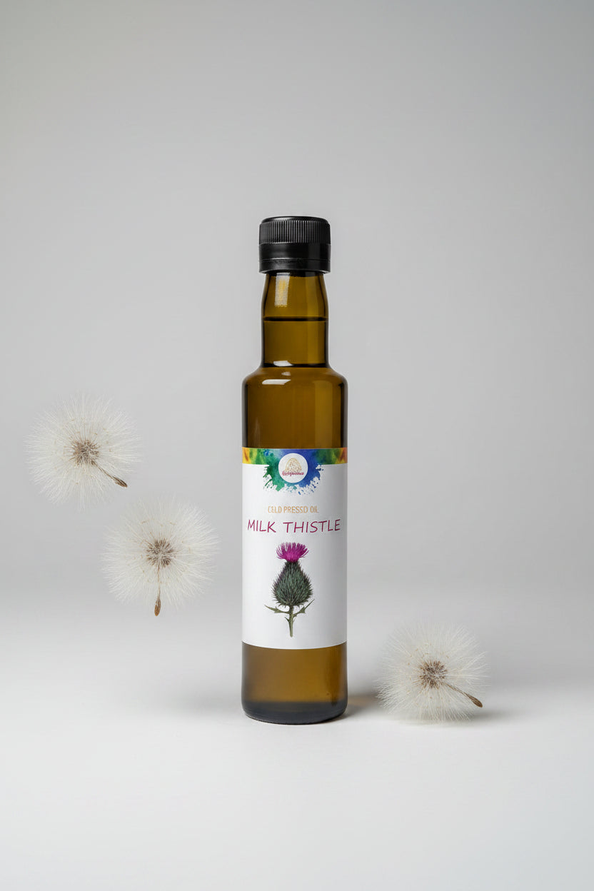 Cold-Pressed Milk Thistle Oil – Pure & Natural, 250ml